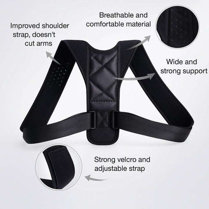 Adjustable posture-correcting back support | Bowlift