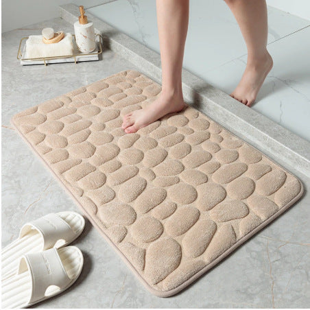 BowLift | Super Soft Foam Bath Mat | Soft & Quick Absorbent