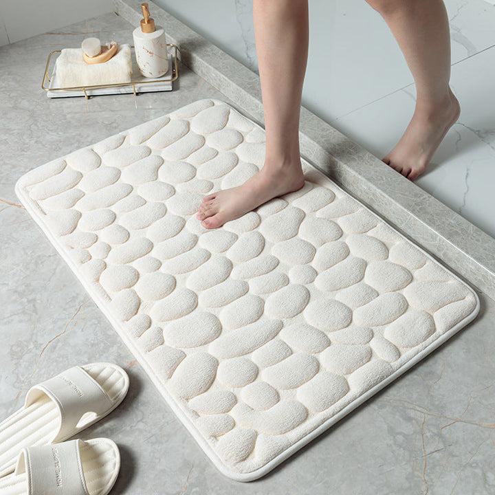 BowLift | Super Soft Foam Bath Mat | Soft & Quick Absorbent