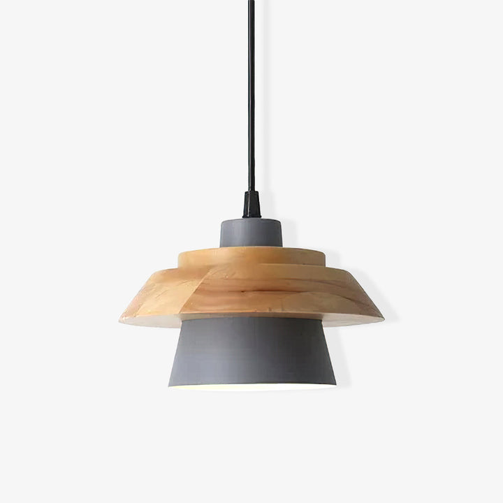 BowLift | NordicMacaron Luxury Ceiling Lamp - Scandinavian Design with Wooden Finish