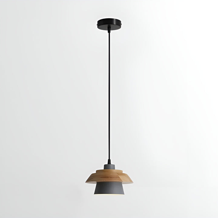 BowLift | NordicMacaron Luxury Ceiling Lamp - Scandinavian Design with Wooden Finish