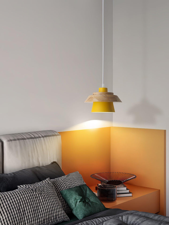 BowLift | NordicMacaron Luxury Ceiling Lamp - Scandinavian Design with Wooden Finish