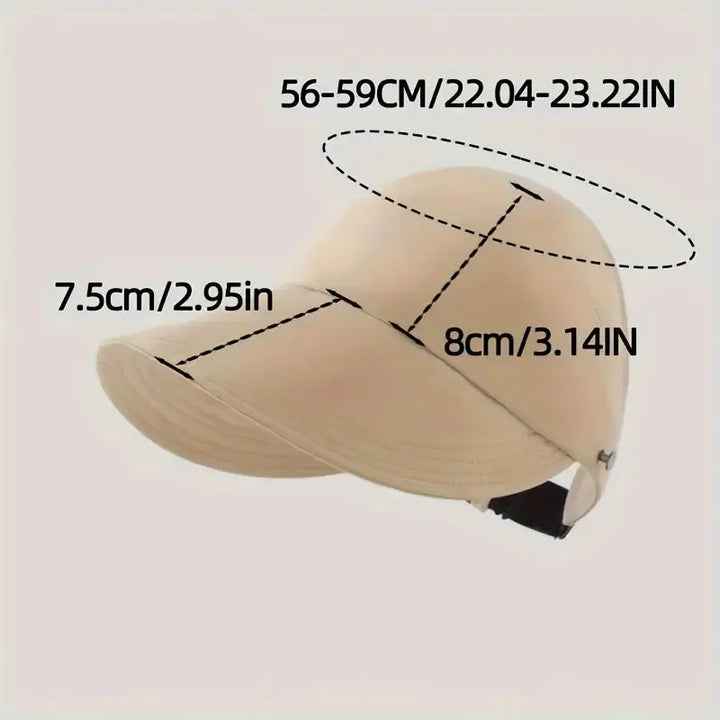 BowLift | Beach hat with wide brim – Airy, foldable, sun safe