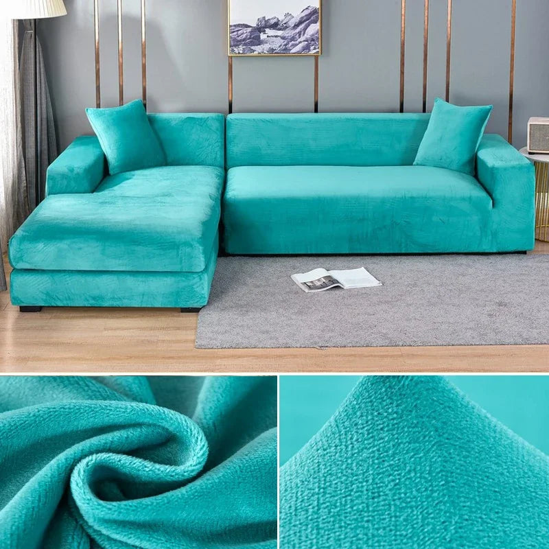 BowLift | Luxury Stretch-Velvet Sofa Cover – Stylish Protection for Any Sofa