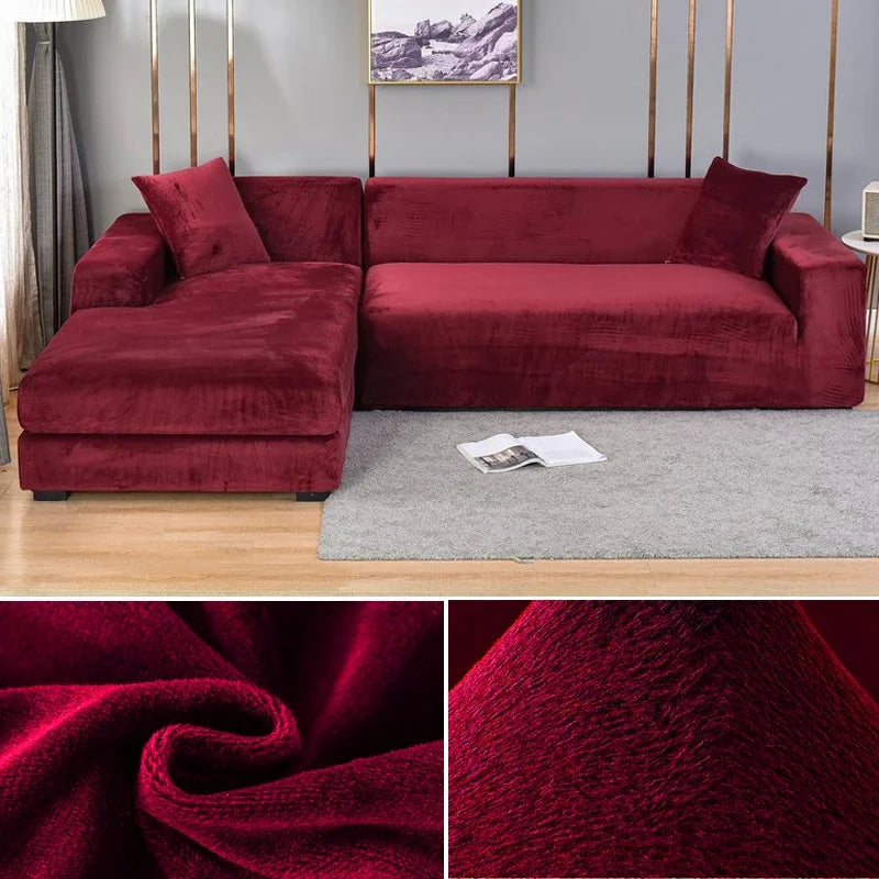 BowLift | Luxury Stretch-Velvet Sofa Cover – Stylish Protection for Any Sofa
