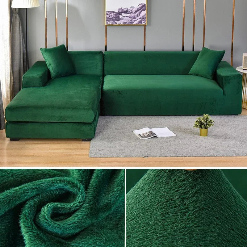 BowLift | Luxury Stretch-Velvet Sofa Cover – Stylish Protection for Any Sofa