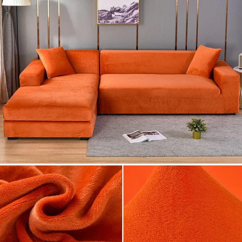 BowLift | Luxury Stretch-Velvet Sofa Cover – Stylish Protection for Any Sofa
