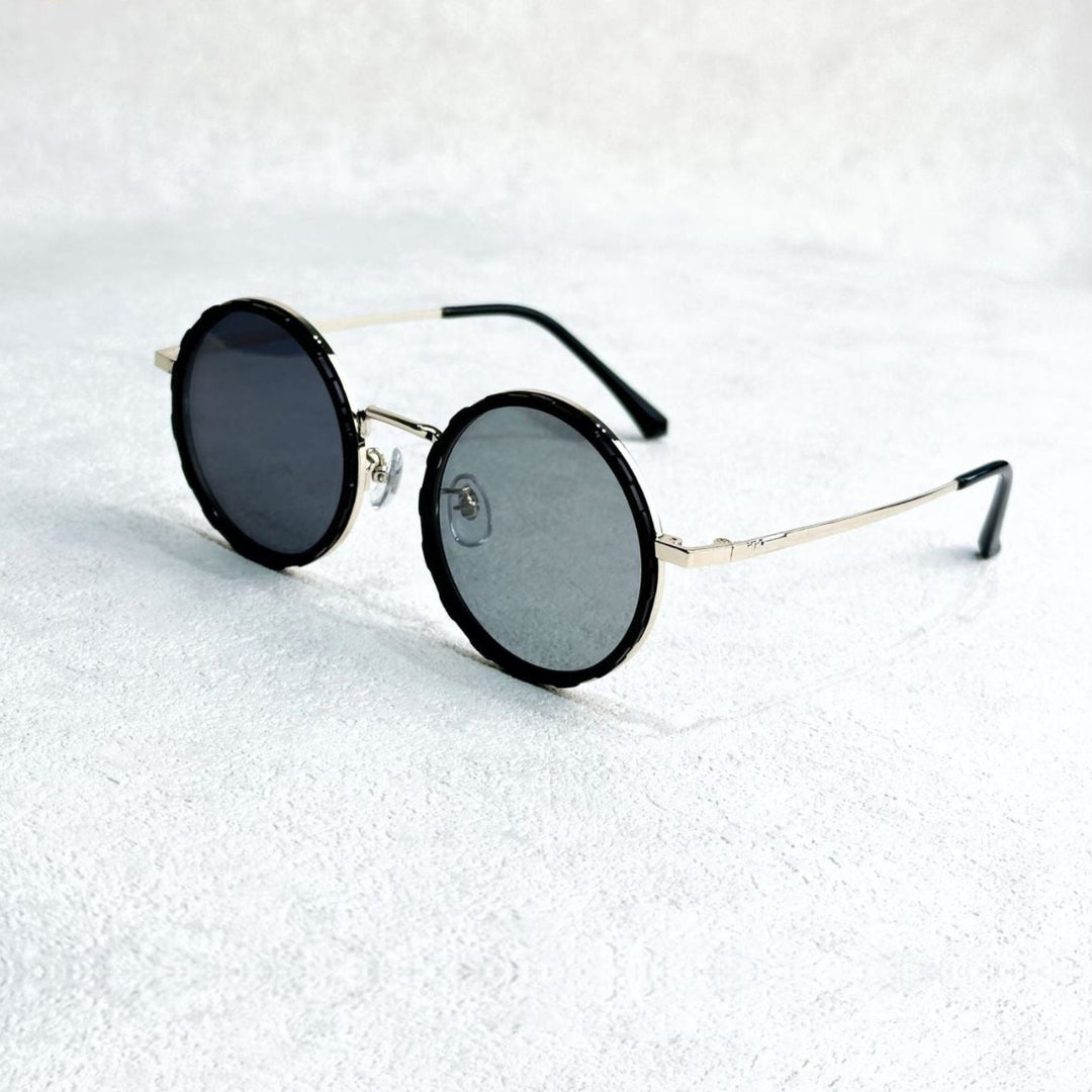 VisionRound Polarized Sunglasses – Unisex Retro Design with Adjustable Light Filter | Bowlift