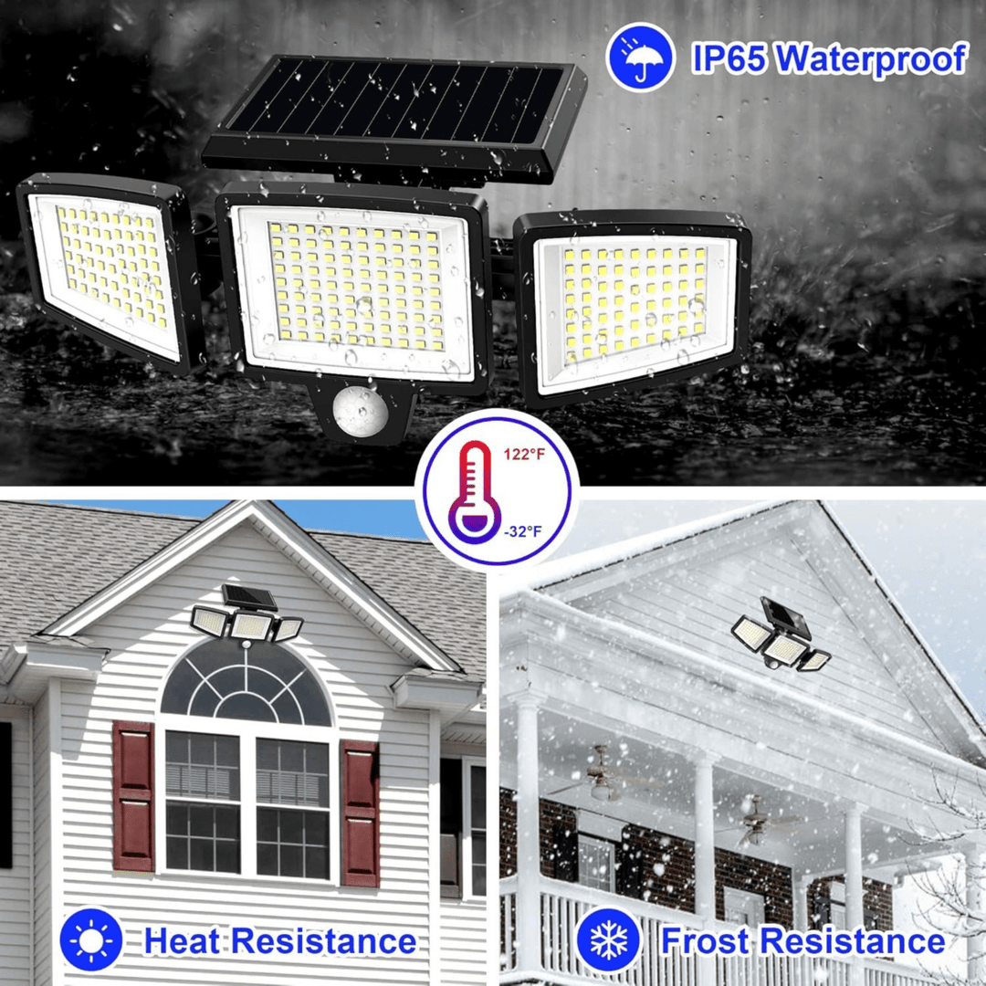 BowLift | Solar-powered LED security light with motion sensor & remote control