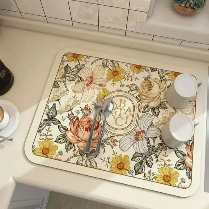 BowLift | Super Absorbent Drip Mat – Non-Slip and Quick-Drying