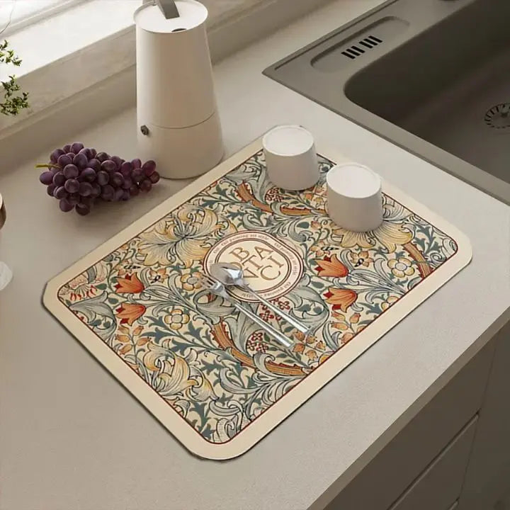 BowLift | Super Absorbent Drip Mat – Non-Slip and Quick-Drying