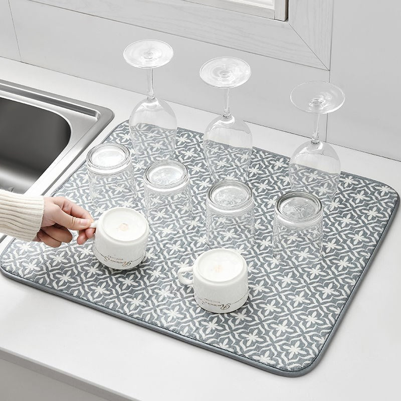 Super Absorbent Dish Drying Mat | Bowlift