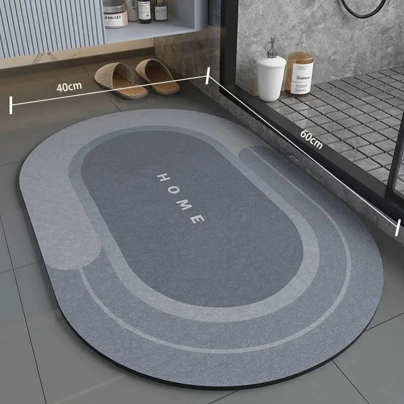 BowLift | Super Absorbent Bathroom Mat 40×60 cm, Non-Slip & Comfortable