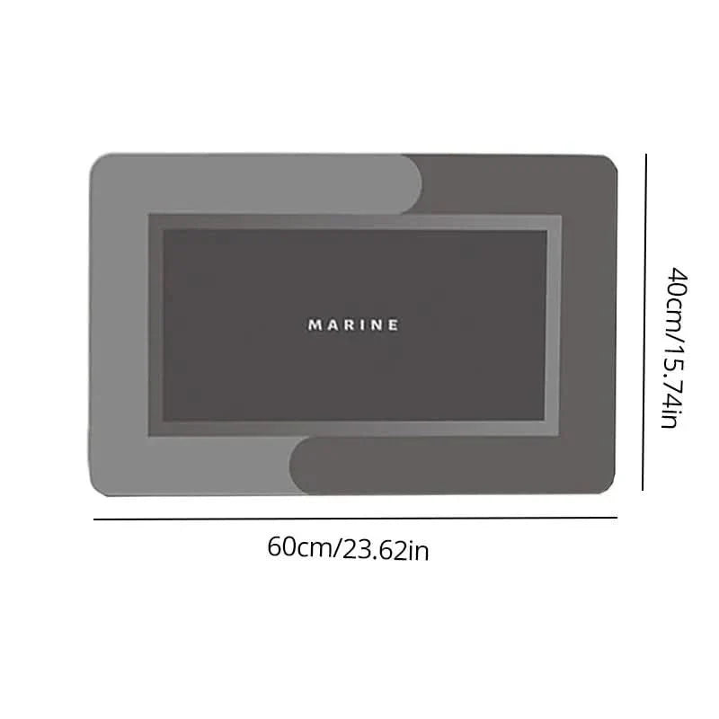 BowLift | Super Absorbent Bathroom Mat 40×60 cm, Non-Slip & Comfortable