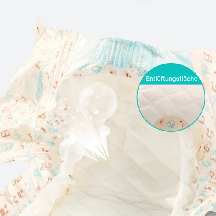 Highly absorbent disposable diapers for dogs Bowlift