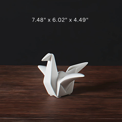 BowLift | Origami-Inspired Ceramic Bird Statue