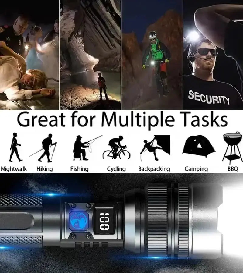 BowLift | Survival LED flashlight with emergency power function – Safe through any situation