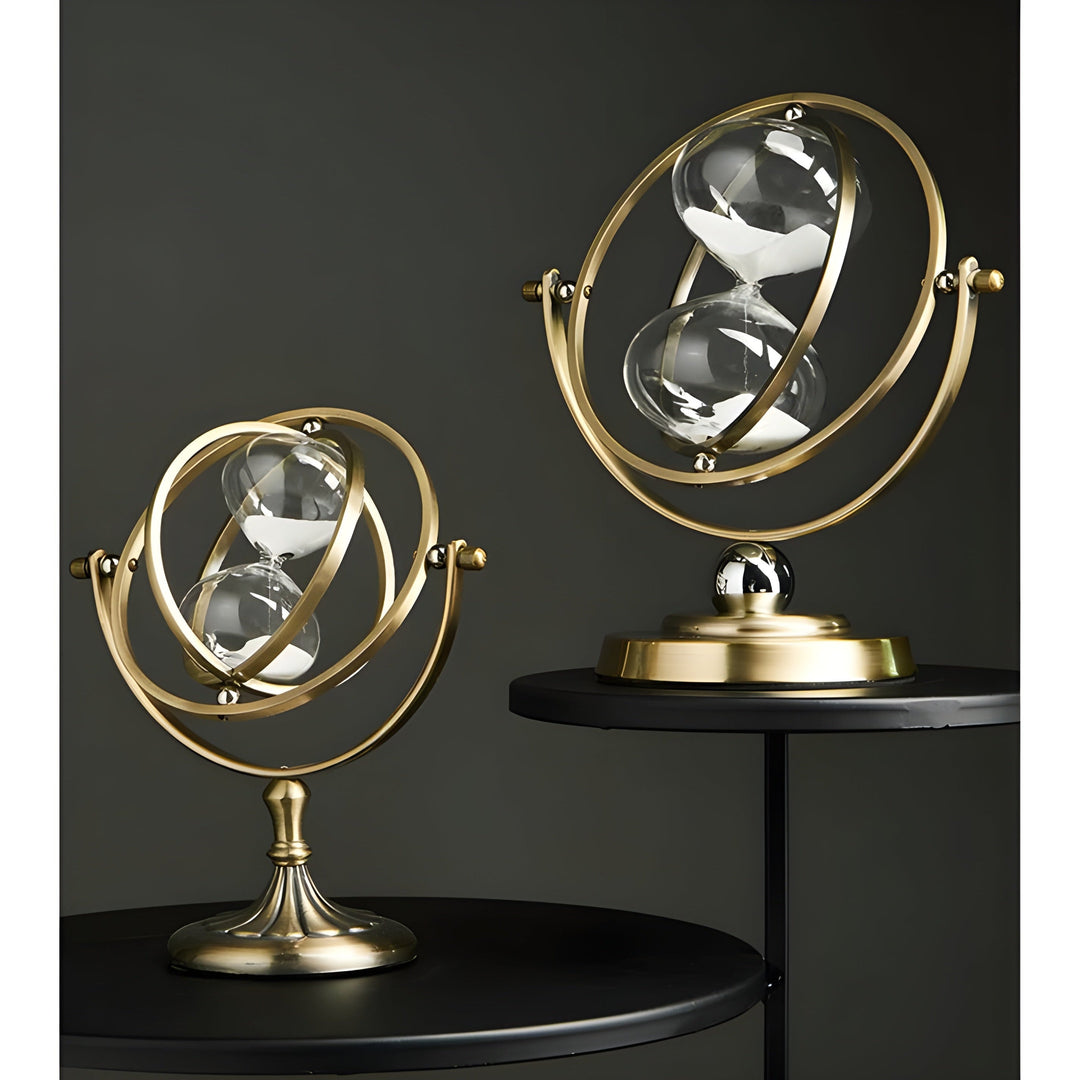 Elegant Hourglass with Calming Sand Flow and Style Bowlift
