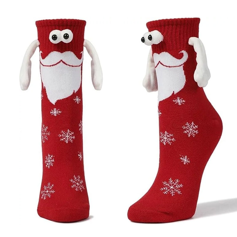 BowLift | Magnetic Socks Winter Edition Couple Hand in Hand Socks