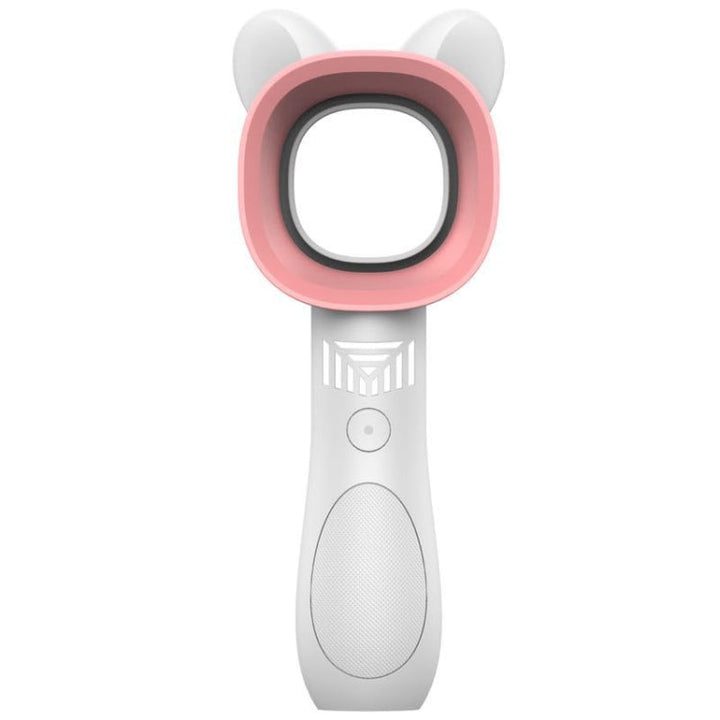 Cartoon Handheld Fan Leafless USB Mini Charging Desktop Portable Fan(White) | Bowlift