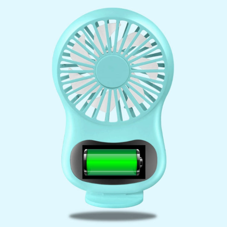 Multifunctional Clock Small Fan Creative Desktop Mini USB Fan(White) | Bowlift