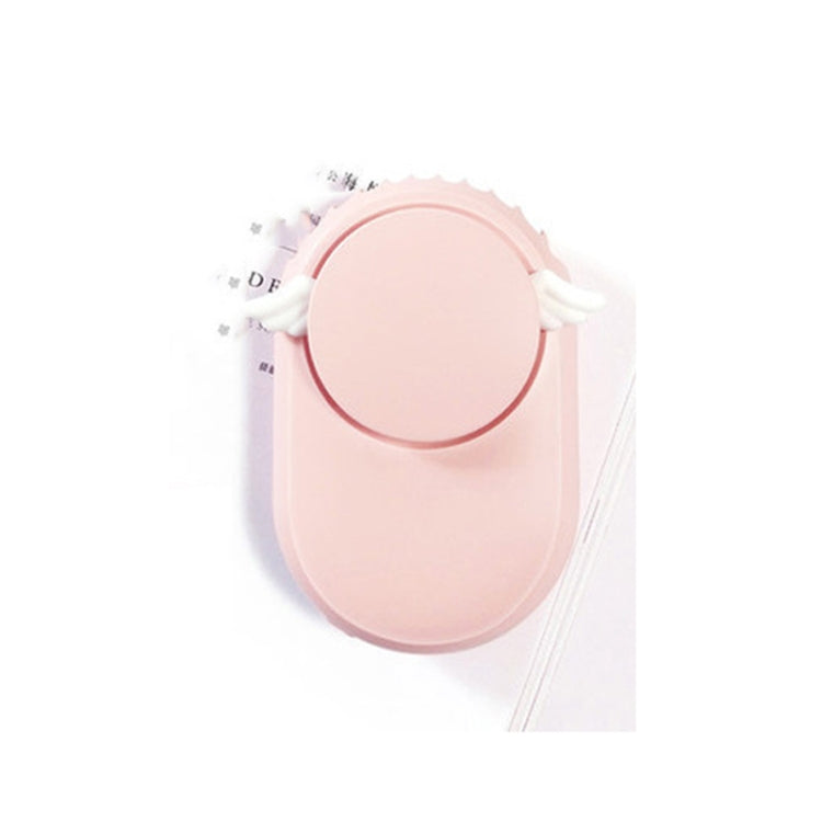 USB Charging Fan Brushless Hanging Neck Mini Sling Lazy Fan(Angel Pink) | Bowlift