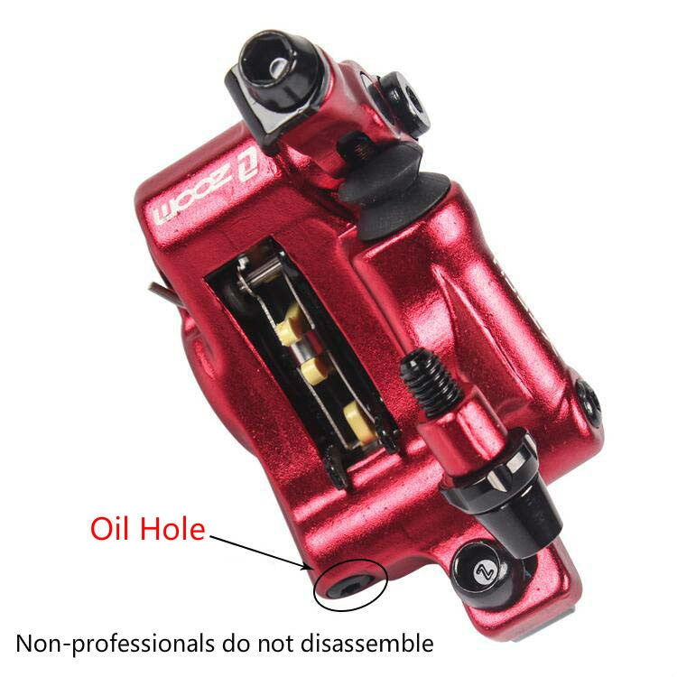BowLift | ZOOM HB100 Mountainbike Hydraulic Brake Caliper Folding Bike Cable Hydraulic Disc Brake Caliper, Style: Front and Rear (Blue)