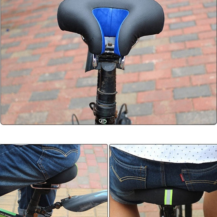 BowLift | Seamless Bicycle Seat Mountain Bike Thick Soft Padding (Green)