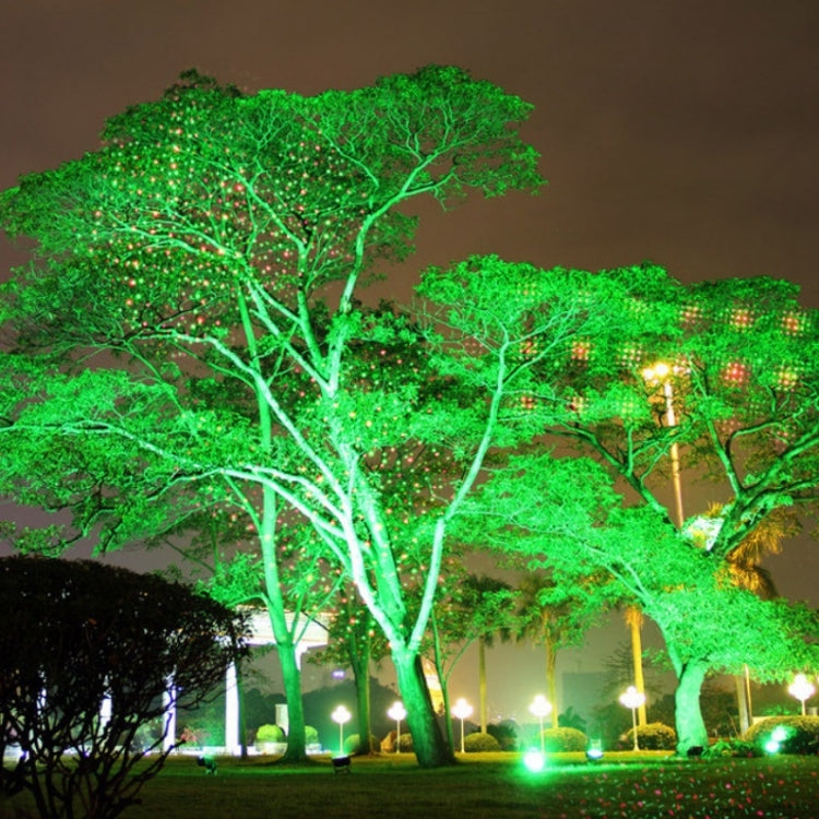 BowLift | 30W Remote Control Outdoor Waterproof Laser Light Garden Decoration Lawn Lamp, green light + red light (UK plug)