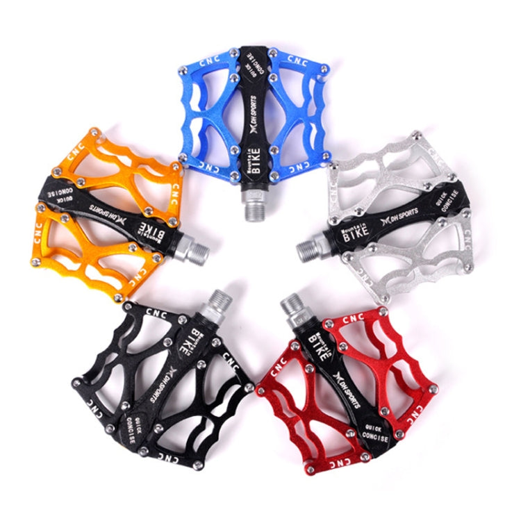 BowLift | Bicycle Pedal Mountain Bike Aluminum Alloy Palin Pedal Non-slip Bearing Pedal (901 Blue)
