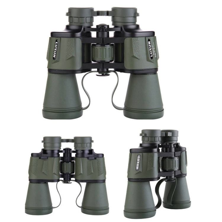 BowLift | Luxun 20X50 Outdoor Binoculars Low Light Night Vision Non-Infrared High Performance Binoculars (Olive Green)
