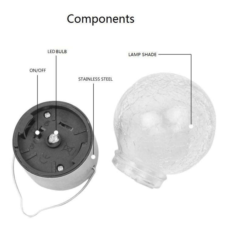 BowLift | 12 PCS Snap Ball Solar Chandelier Outdoor Garden Courtyard Holiday Decorative Light with Clip (Warm White Light)