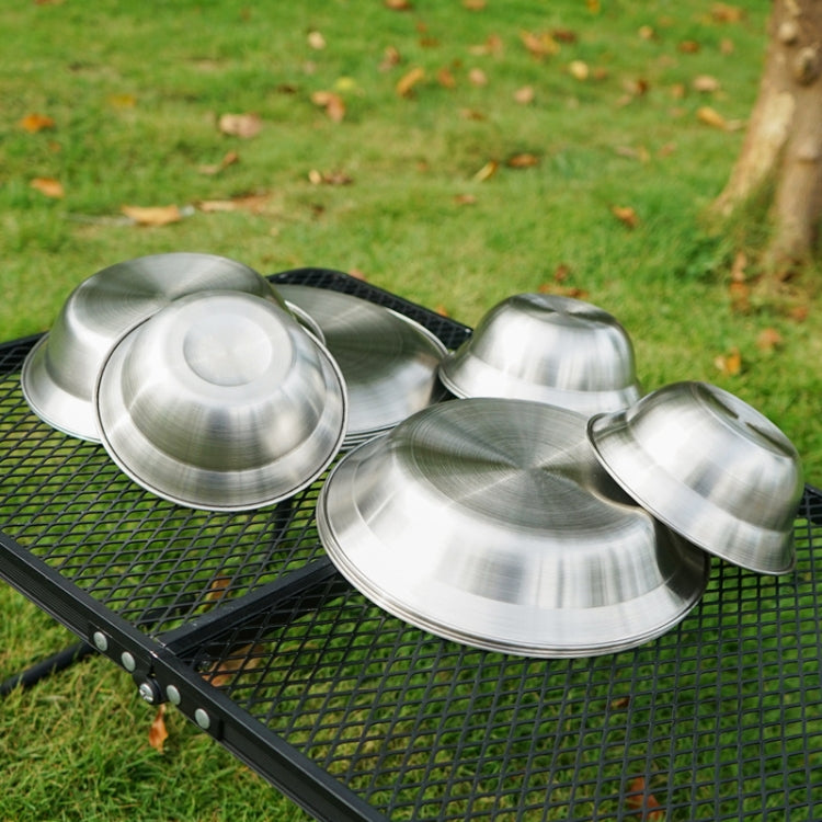 BowLift | 16 PCS / Set CLS Outdoor Stainless Steel Tableware Portable Camping Dinner Bowl Plate Set