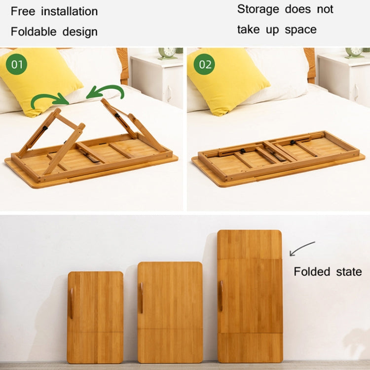 BowLift | 741ZDDNZ Bed Use Foldable Height Adjustable Laptop Table Dorm Desk, Specification: Medium 64cm