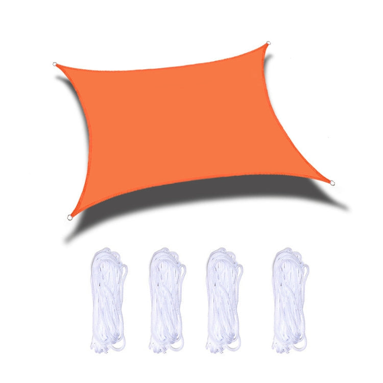 BowLift | Outdoor Garden Sun Sail waterproof Anti-UV Canopy, Size: 2m x 4m (Orange)