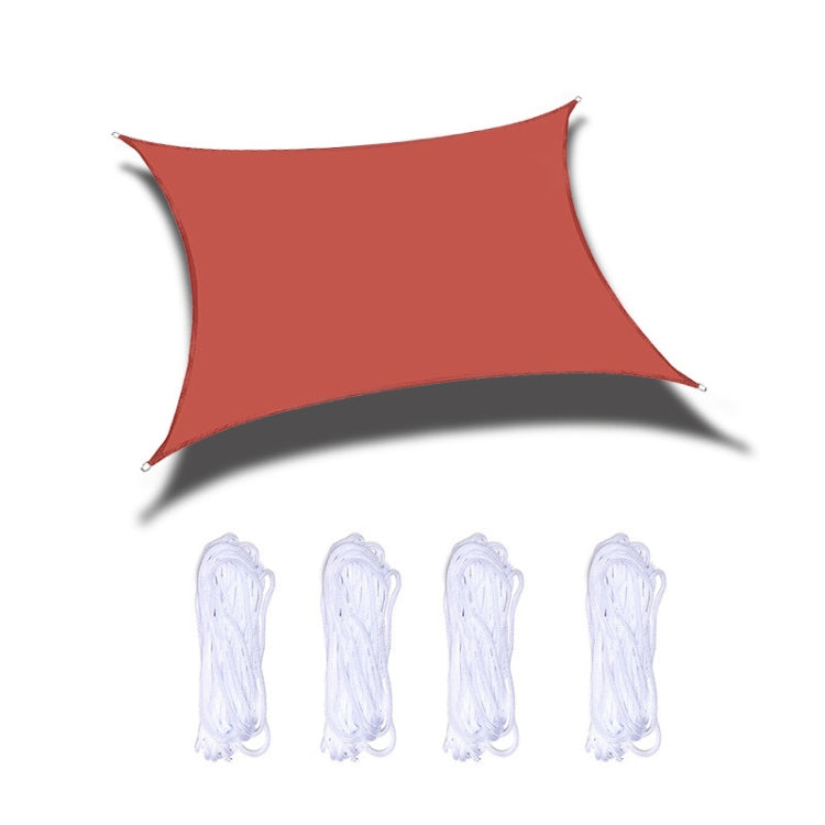 BowLift | Outdoor Garden Sun Sail waterproof Anti-UV Canopy, Size: 2m x 5m (Red)