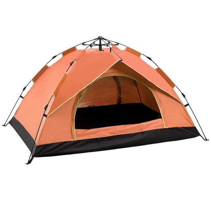 BowLift | TC-014 Outdoor Beach Travel Camping Automatic Spring Multi-Person Tent For 2 Persons (Orange)
