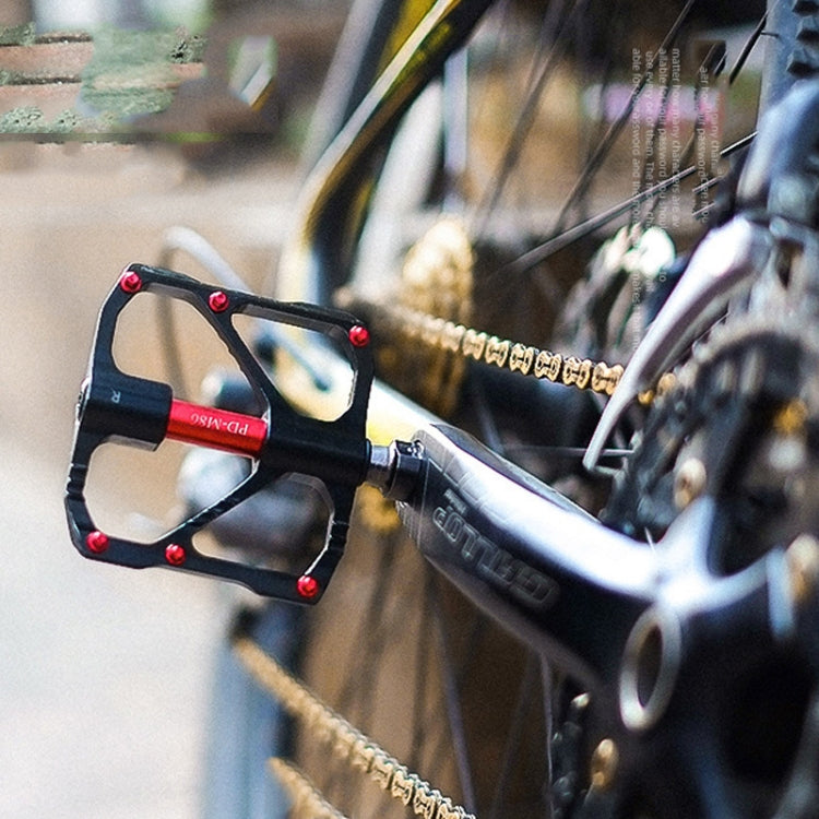 BowLift | 1 Pair PROMEND Mountain Bike Racing Bicycle Aluminum Pedals (PD-R87 Black)