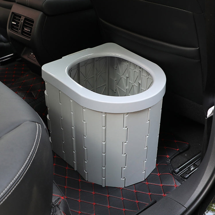 BowLift | Auto-Toilet Integrated Portable Folding Toilet Self-Driving Tour Outdoor Camping Toilet (Light Grey)