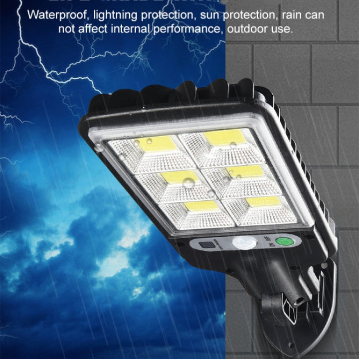 BowLift | Solar Street Lighting LED Body Detection Garden Light, Specification: 616B-72 COB with Remote Control