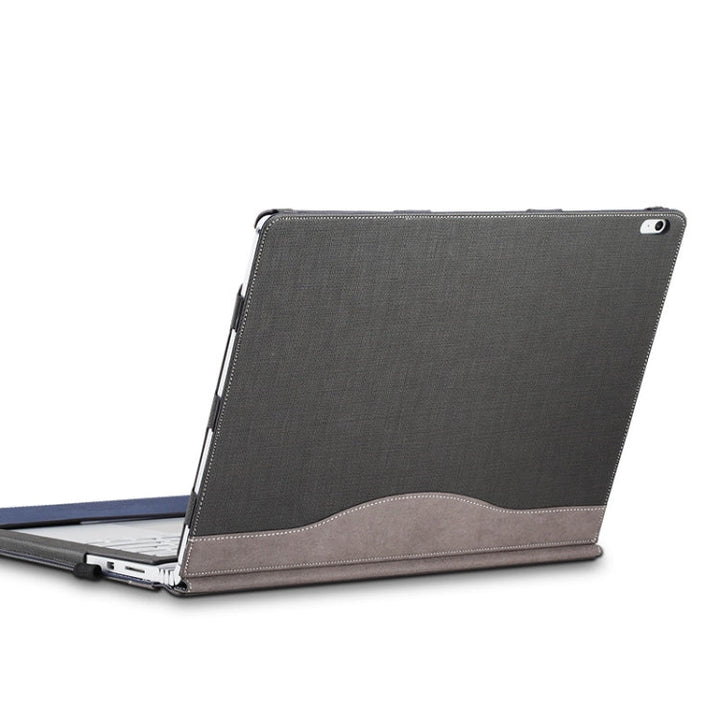 BowLift | PU Leather Laptop Case for Microsoft Surface Book 2 15 Inch (Gentleman Gray)
