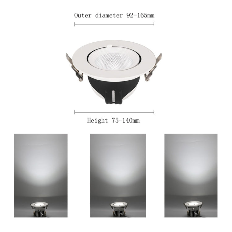 BowLift | 35w Cutout 150mm LED Full Spectrum Plant Growth Light