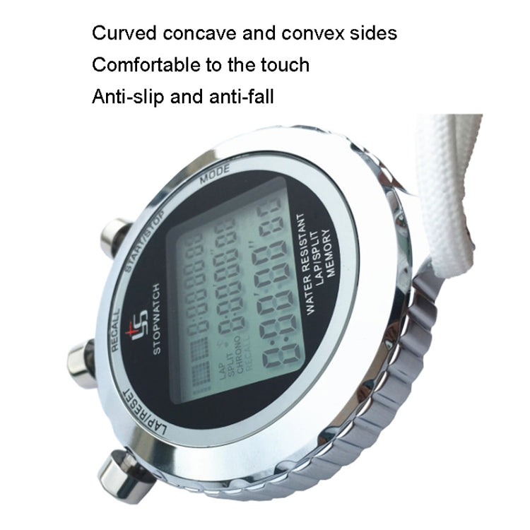 Digital Stopwatch Stainless Steel 3-Line Display | Bowlift