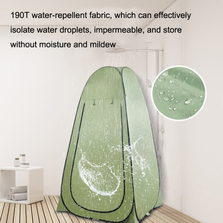 BowLift | Outdoor Camping Toilet Tent Automatic Shower Tent, Style: Single Person (Olive Green)