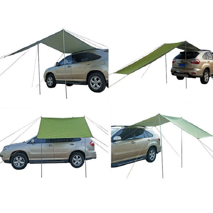 BowLift | Outdoor Picnic Camping Tent Next to the Car Rainproof Canopy 300x200cm (Dark Grey)