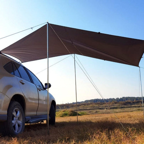 BowLift | Outdoor Picnic Camping Tent Next to the Car Rainproof Canopy 300x200cm (Dark Grey)