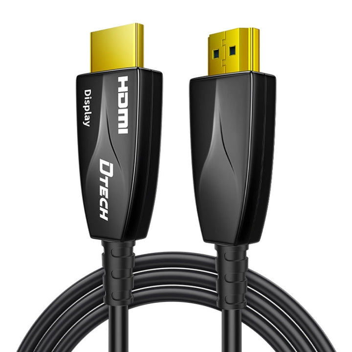 BowLift | DTECH HDMI 2.0 Version Fiber Optic Cable 4K 60Hz Large Screen TV Engineer Wiring, Length: 10m