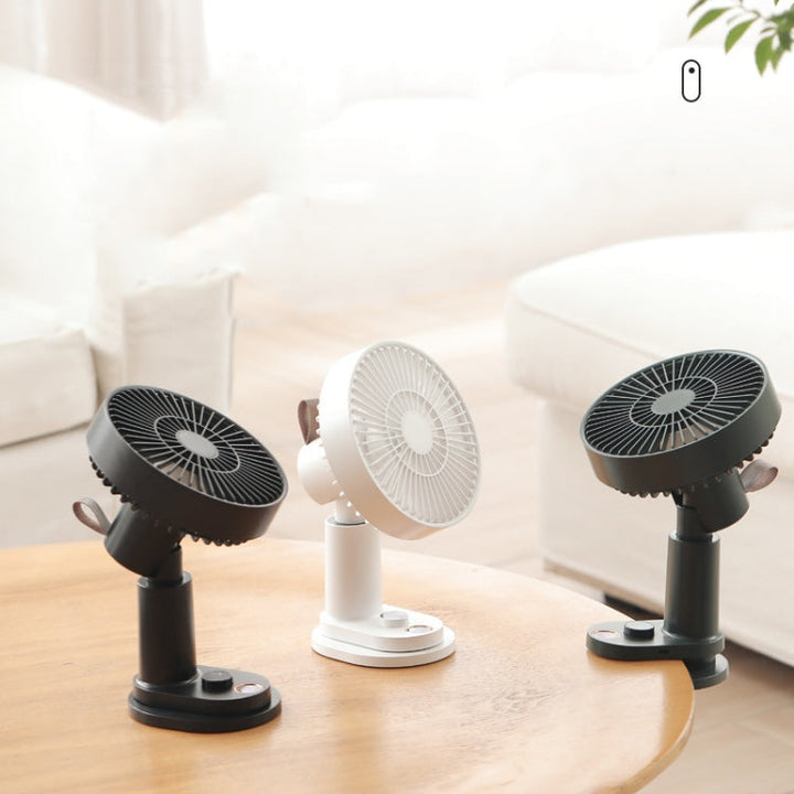 Smart Remote Control Usb Charging Shaking Head Desktop Fan Stroller Clip Fan(Green) | Bowlift