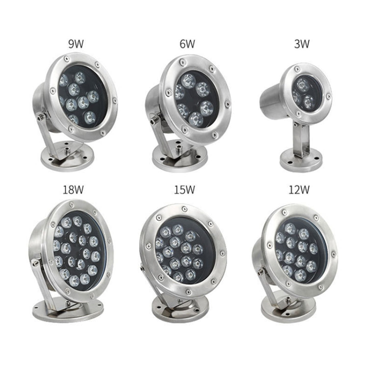BowLift | LED Underwater Light Pool Fish Pond Fountain Waterproof Landscape Light 24W (Warm White)