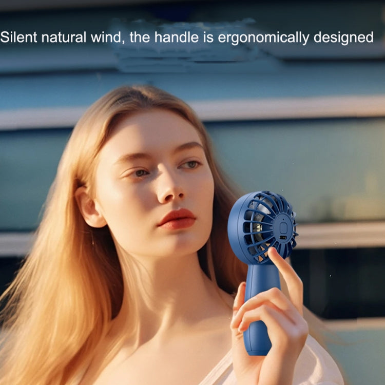 USB Outdoor Mini Handheld Brushless Motor Fan, Style: 1500mAh(Pink) | Bowlift